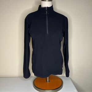 The North Face Women’s Size Large Black Fleece Quarter Zip Sweatshirt USA Made